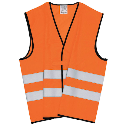 Artikelbild für unisex Warnweste neonorange Einheitsgröße, Artikelnummer 316612