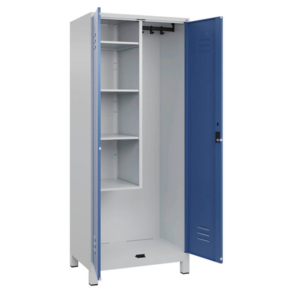 Artikelbild 17 für CP Putzmittelschrank Classic Plus 080110-02 S10019 fernblau, lichtgrau 80,0 x 50,0 x 195,0 cm, aufgebaut, Artikelnummer 175297