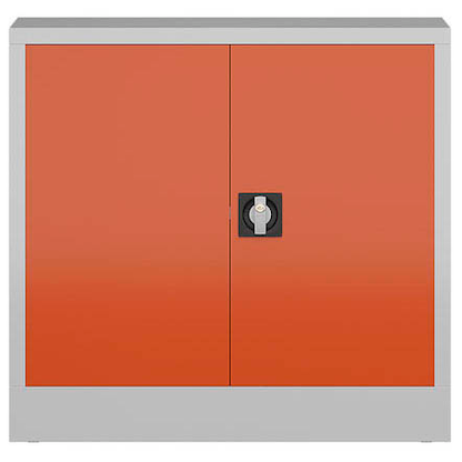 Artikelbild 3 für ClassiX Metallschrank X-530304 feuerrot, lichtgrau 80,0 x 38,0 x 75,0 cm, aufgebaut, Artikelnummer 184216