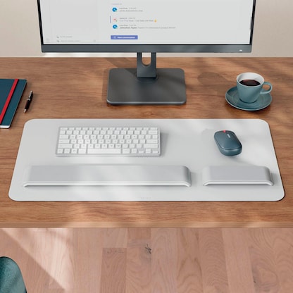 Artikelbild 8 für LEITZ Schreibtischunterlage grau Leder 70,0 x 36,0 cm, 1 St., Artikelnummer 673909