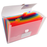 Artikelbild 1 für Exacompta Fächermappe Crystal 13 Fächer transparent, Artikelnummer 680916