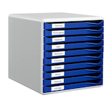 Artikelbild 1 für AKTION: LEITZ Schubladenbox Formular-Set blau 52810035, DIN A4 mit 10 Schubladen mit Prämie nach Registrierung, Artikelnummer 331975