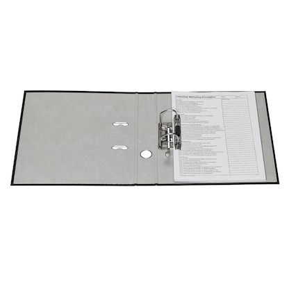 Artikelbild 5 für AKTION: bene No.1 POWER Ordner schwarz Kunststoff 4,5 cm DIN A4, Artikelnummer 990127