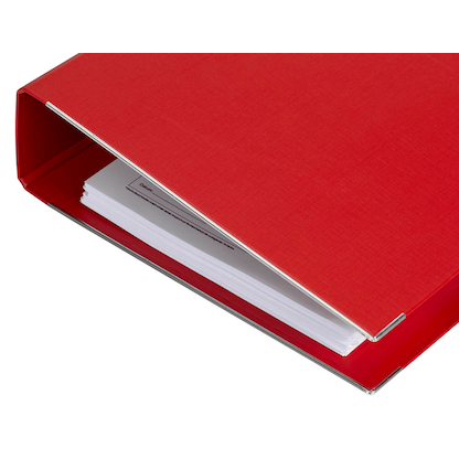 Artikelbild 3 für office discount Ordner rot Kunststoff 8,0 cm DIN A4, Artikelnummer 501536
