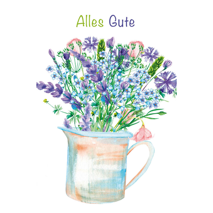 Artikelbild 2 für LUMA Glückwunschkarte Alles Gute DIN B6, Artikelnummer 403797