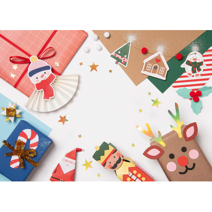 Artikelbild 13 für folia Bastelset Weihnachten 54-tlg. mehrfarbig, Artikelnummer 794972