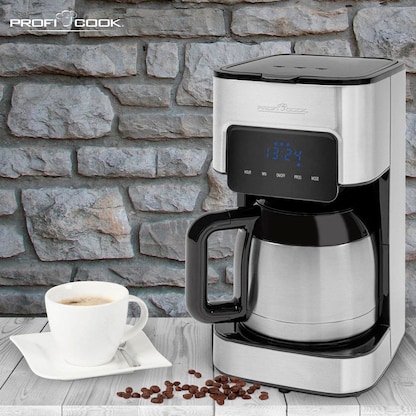Artikelbild 2 für ProfiCook PC-KA 1191 Kaffeemaschine silber, 8-10 Tassen, Artikelnummer 299467