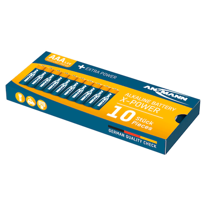 Artikelbild 4 für 10 ANSMANN Batterien X-POWER Micro AAA 1,5 V, Artikelnummer 647554