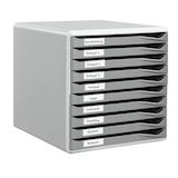 Artikelbild 1 für AKTION: LEITZ Schubladenbox Formular-Set dunkelgrau 52810089, DIN A4 mit 10 Schubladen mit Prämie nach Registrierung, Artikelnummer 331983