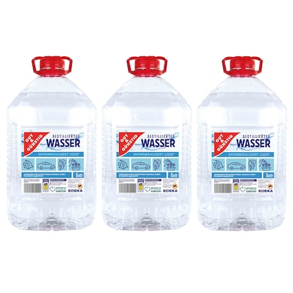 Artikelbild 9 für GUT&GÜNSTIG Destilliertes Wasser 3x 5 l, Artikelnummer 854740