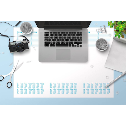 Artikelbild 3 für RNK-Verlag Schreibtischunterlage Office - 2024/2025/2026 weiß Papier 48,0 x 33,0 cm, 30 Blatt, Artikelnummer 335051