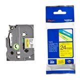 Artikelbild 1 für brother Schriftband TZe-651 TZE651, 24 mm schwarz auf gelb, Artikelnummer 653485