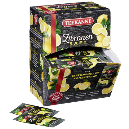 Artikelbild 1 für TEEKANNE Zitronensaft, 100 x 4,0 ml, Artikelnummer 174370