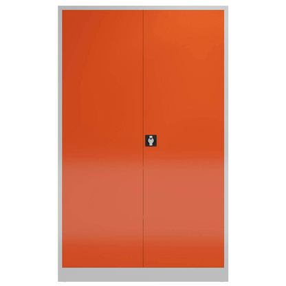 Artikelbild 3 für ClassiX Metallschrank X-530384 feuerrot, lichtgrau 120,0 x 60,0 x 194,5 cm, aufgebaut, Artikelnummer 184244