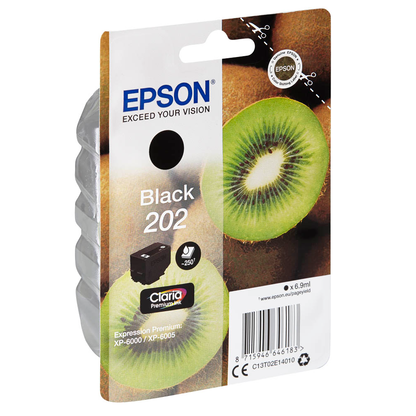 Artikelbild 2 für EPSON 202/T02E14 schwarz Druckerpatrone, Artikelnummer 430823
