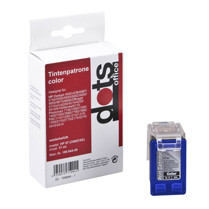 Artikelbild 11 für dots color Druckerpatrone kompatibel zu HP 57 (C6657AE), Artikelnummer 199844