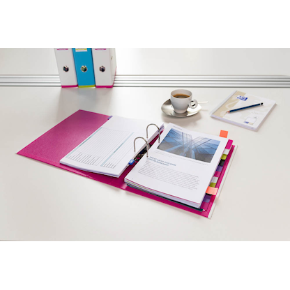 Artikelbild 5 für OXFORD myColour Strong-Line Ordner weiß Kunststoff 8,0 cm DIN A4, Artikelnummer 584573