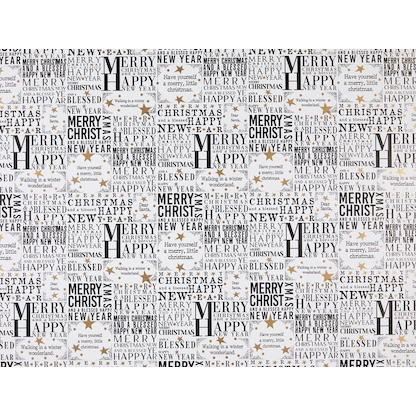 Artikelbild 2 für JUNG SCHÖNER VERPACKEN Geschenkpapier Wishes Schrift mehrfarbig beidseitig bedruckt, 20,0 m, Artikelnummer 726541