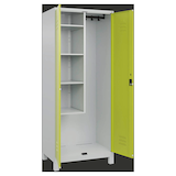 Artikelbild 1 für CP Putzmittelschrank Classic Plus 080110-02 S10009 clowngrün, lichtgrau 80,0 x 50,0 x 195,0 cm, aufgebaut, Artikelnummer 175426