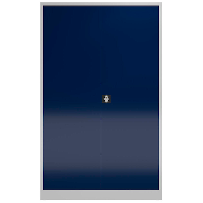 Artikelbild 3 für ClassiX Metallschrank X-530381 enzianblau, lichtgrau 120,0 x 60,0 x 194,5 cm, aufgebaut, Artikelnummer 184253