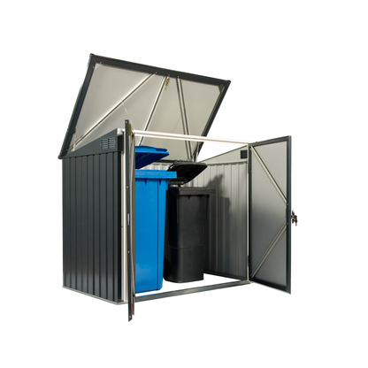 Artikelbild 11 für tepro Mülltonnenbox, anthrazit/weiß, Artikelnummer 329637