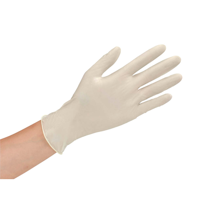 Artikelbild 3 für HYGOSTAR unisex Einmalhandschuhe GRIP weiß Größe M, 100 St., Artikelnummer 597872