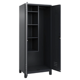 Artikelbild 1 für CP Putzmittelschrank Classic Plus 080110-02 S10011 anthrazitgrau 80,0 x 50,0 x 195,0 cm, aufgebaut, Artikelnummer 175439