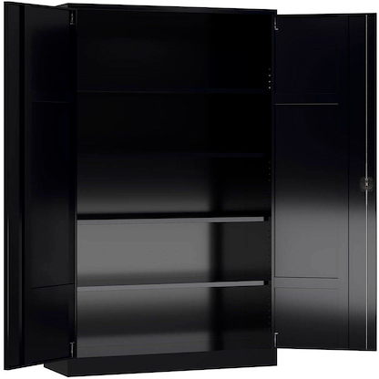 Artikelbild für ClassiX Metallschrank X-530389 tiefschwarz 120,0 x 60,0 x 194,5 cm, aufgebaut, Artikelnummer 184269