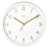 Artikelbild 1 für hama Wanduhr Madeira weiß Kunststoff, Ø 16,0 cm, Artikelnummer 500589