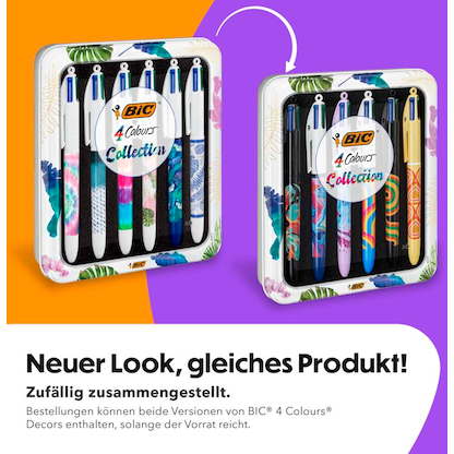 Artikelbild 2 für BIC 4-Farben-Kugelschreiber 4 Colours bunt, Schreibfarbe: blau, rot, grün, schwarz, 6 St., Artikelnummer 733432