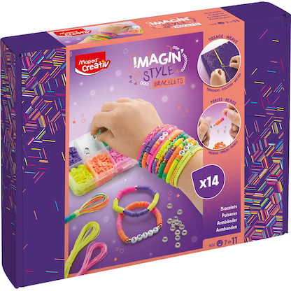 Artikelbild 2 für maped Schmuck-Basteln-Set Imagine'Style neon mehrfarbig, Artikelnummer 967164