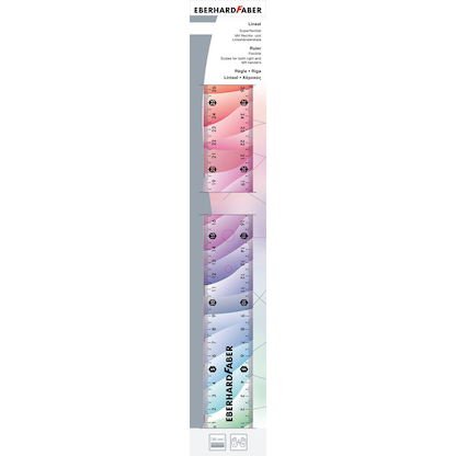 Artikelbild 2 für EBERHARD FABER Lineal Rainbow 30,0 cm, Regenbogen, Artikelnummer 459513