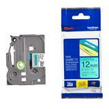 Artikelbild 1 für brother Schriftband TZe-731 TZE731, 12 mm schwarz auf grün, Artikelnummer 653519