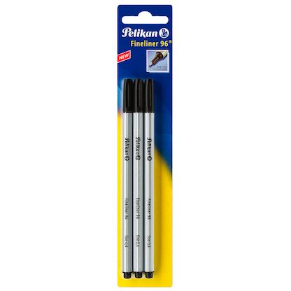 Artikelbild 19 für Pelikan 96 Fineliner schwarz 0,4 mm, 3 St., Artikelnummer 907225