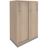 Artikelbild 1 für fm Schiebetürenschrank Oldenburg, 4260429767151 akazie 2 Fachböden 80,0 cm 113,3 cm, Artikelnummer 565397