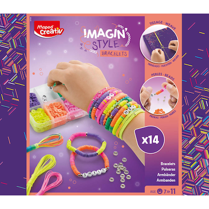 Artikelbild 3 für maped Schmuck-Basteln-Set Imagine'Style neon mehrfarbig, Artikelnummer 967164