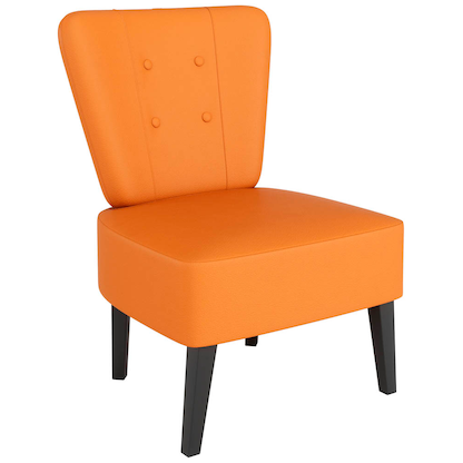 Artikelbild für meet powered by PAPERFLOW Besuchersessel Brighton FTBRISC.01.05 orange Kunststoff, Artikelnummer 687618