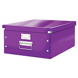 Artikelbild 1 für AKTION: LEITZ Click & Store Aufbewahrungsbox 36,0 l violett 36,9 x 48,2 x 20,0 cm mit Prämie nach Registrierung, Artikelnummer 409831