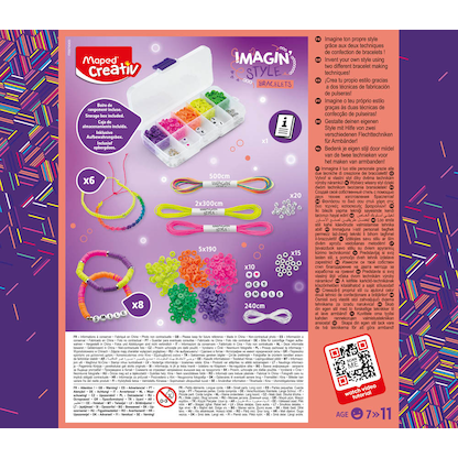 Artikelbild 4 für maped Schmuck-Basteln-Set Imagine'Style neon mehrfarbig, Artikelnummer 967164