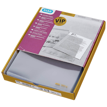 Artikelbild 10 für 100 ELBA Sichthüllen DIN A4 glasklar glatt 0,14 mm, Artikelnummer 150532