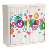 Artikelbild 1 für PAPERFLOW easyOffice Business Rollladenschrank 62134 2 Fachböden 110,0 x 41,5 x 104,0 cm, Artikelnummer 210269