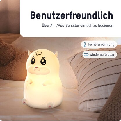 Artikelbild 7 für ANSMANN Hamster Lilli LED Nachtlicht weiß 9,23 cm, 0,2 W, Artikelnummer 629489