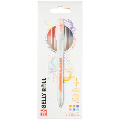 Artikelbild 23 für Sakura Gelly Roll Retractable Classic Gelschreiber transparent 0,45 mm, Schreibfarbe: farbsortiert, 6 St., Artikelnummer 711657