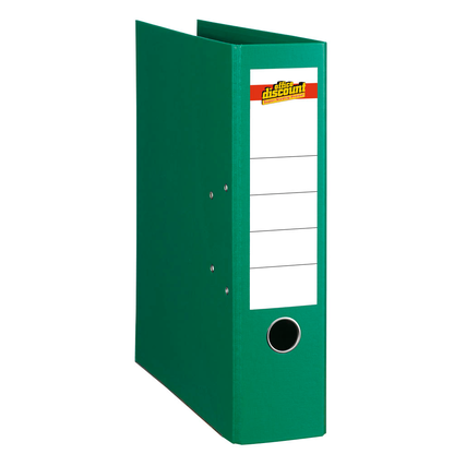 Artikelbild 2 für office discount Ordner grün Kunststoff 8,0 cm DIN A4, Artikelnummer 501544