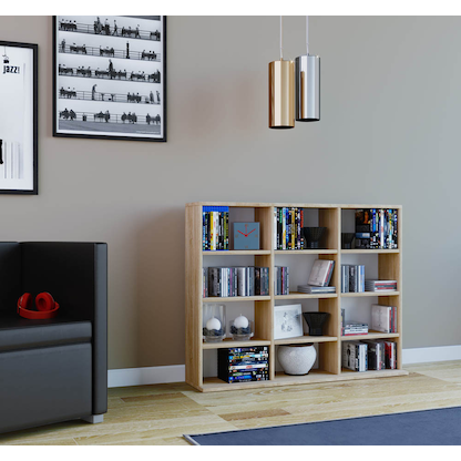 Artikelbild 4 für VCM my home Bücherregal Megosa Mini sonoma-eiche 102,0 x 23,0 x 83,0 cm, Artikelnummer 517934