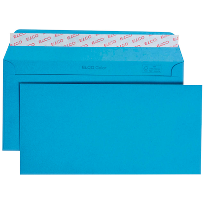 Artikelbild für ELCO Briefumschläge Color DIN lang ohne Fenster intensivblau haftklebend 25 St., Artikelnummer 295419