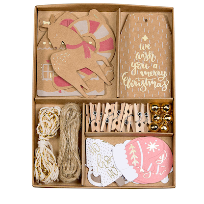 Artikelbild 2 für folia Bastelset Verpacken classic natur, Artikelnummer 508232