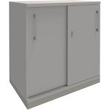 Artikelbild 1 für fm Schiebetürenschrank Oldenburg, 4260429767205 lichtgrau 1 Fachboden 80,0 cm 78,1 cm, Artikelnummer 565372