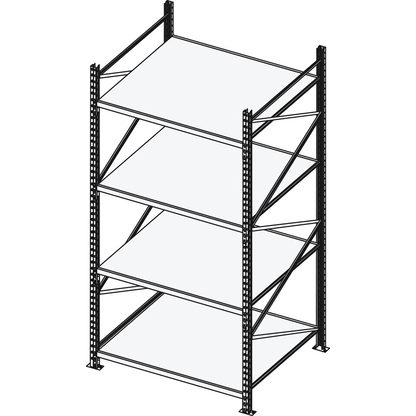 Artikelbild 9 für Manorga Schwerlastregal EPSIVOL ARZ2512804DAOM014 lichtgrau, graphitgrau 125,0 x 80,0 x 250,0 cm, Artikelnummer 884571