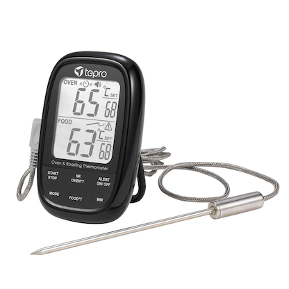 Artikelbild für tepro Dual-Sensor Kerntemperatur-Lebensmittelthermometer schwarz, Artikelnummer 328759